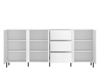 Avenale AVEK02 - Komoda 3D3S Biały Alpejski Biały Połysk