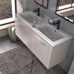 Oristo SKAGEN Szafka wysoka boczna 40 cm piaskowy mat