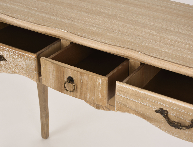 Merano 017B Konsola-sekretarzyk stylowo rzeźbiona