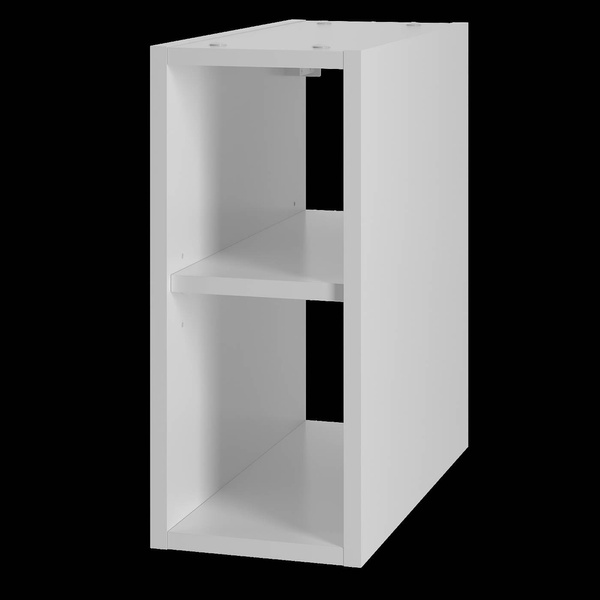 MONA-02 - Szafka pod Umywalkę z Blatem i Regałem 2S 80cm Biały Mat Zestaw-4