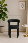 Leith LET77BLK Krzesło tapicerowane