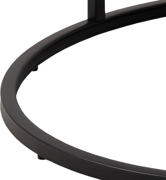 Actona Zestaw Stolików Kawowych Spiro Biały Czarny