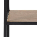 Actona Regał Na Książki Seaford Czarny Mat Dąb