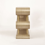 Stilig ST962 Konsola szaro-brązowa sinusoidalne półki