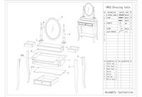 Dijon 52 Konsola z lustrem