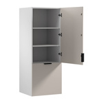 Szafka Kuchenna Górna 2D Nadstawka Sorento N60N Biały Mat Beżowy Mat