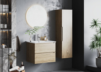 ETNA-03 - Słupek Wysoki 1-drzwiowy Dąb Olejowany