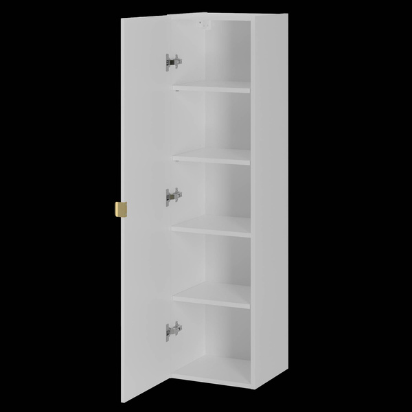 ARCOS-08 - Słupek Wysoki 1-drzwiowy 130cm Biały Mat