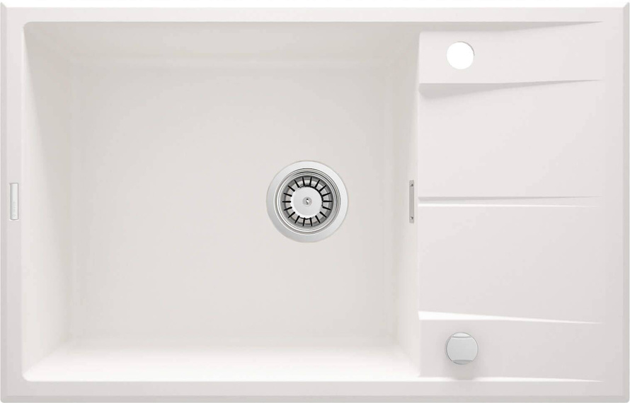 Zlewozmywak granitowy 1-komorowy z ociekaczem Eridan