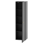 RAY-03 - Słupek Wysoki 1-drzwiowy Czarny Mat