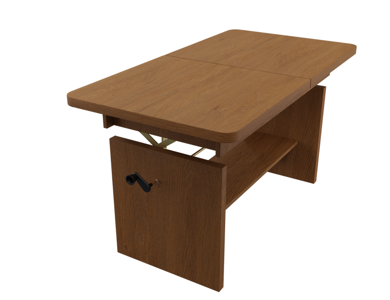 JANEK - Ławostół Ława Rozkładana Stolik Kawowy Jesion Jasny