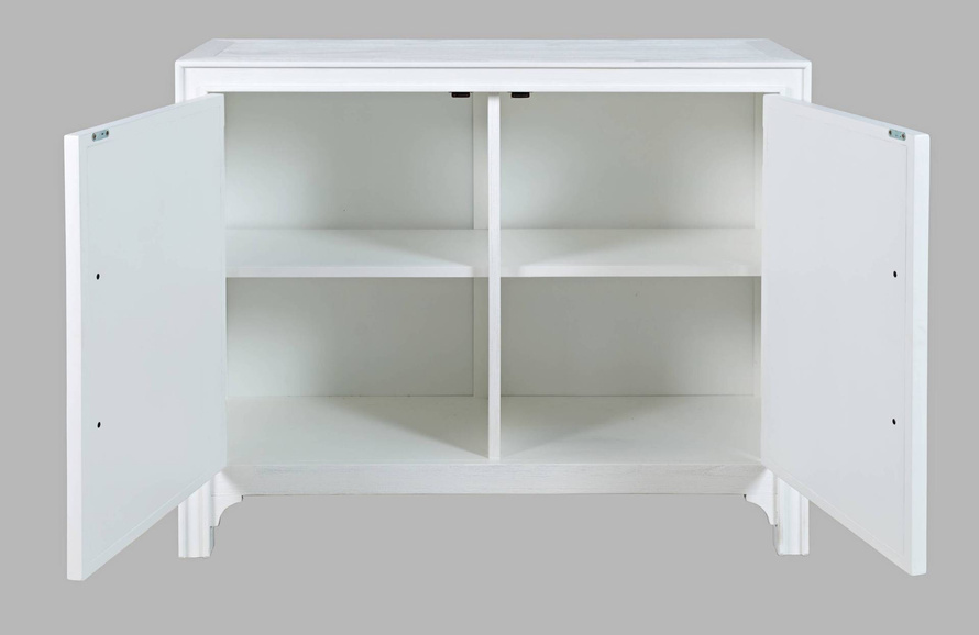 Biała komoda drewniana Avola AV2056-40