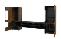 Coby Meblościanka Dąb Monastery / Czarny Onyks