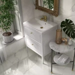 Oristo Szafka pod umywalkę MONTEBIANCO 80 cm biała