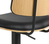 Actona Hoker Obrotowy Owen Czarny mat