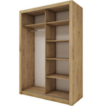 IDEA ID-17 - Szafa Przesuwna 2-drzwiowa Dąb Shetland