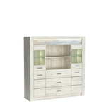 INDIANAPOLIS-22 - Komoda 4D3S Kraft Biały