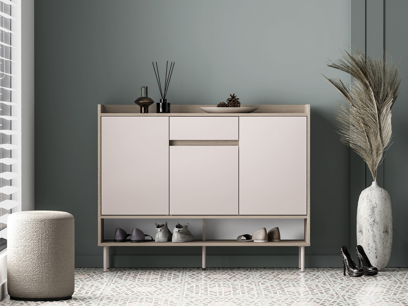 Szafka Na Buty 3D1S VOCO 02 Cashmere Dąb Cremona Terracotta