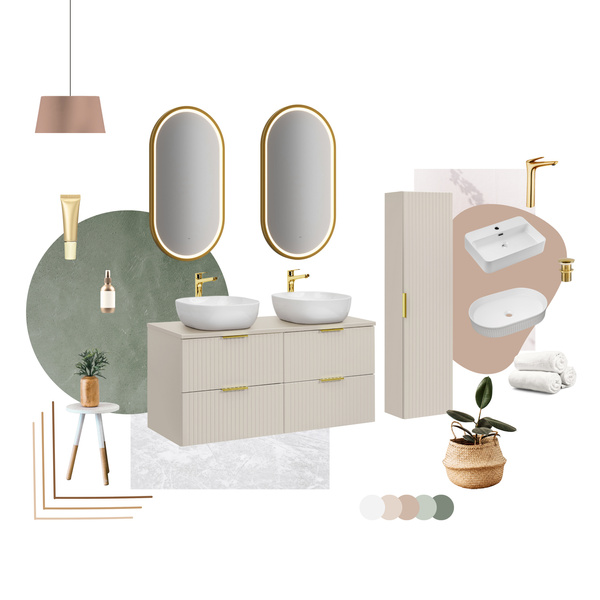 ADEL CASHMERE 89-80 Blat Łazienkowy 80 cm