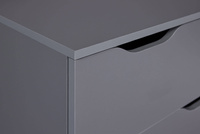 Komoda Silenzia 2S4S szara grafitowa