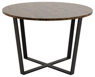 AMBLE Stół jadalniany Brązowy