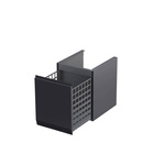 Oristo Szafka Niska BRYLANT UNI 40 cm Czarny Mat