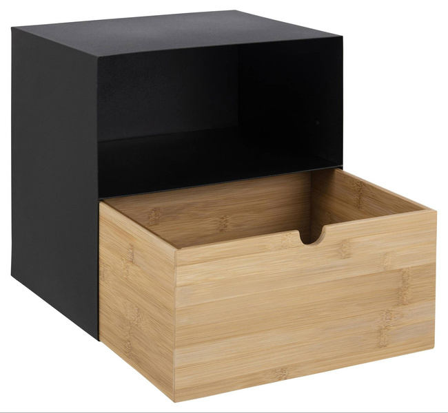 Joliet czarna szafka nocna