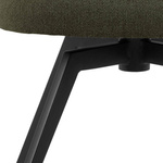 Actona Krzesło Do Jadalni z Podłokietnikiem Darlene Zielony