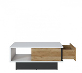 Stolik MWTT01 Biały/Dąb Catania/Czarny