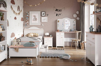 LUNA LN-14 - Półka Wisząca Biała/Różowa