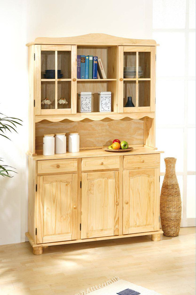 Kredens TOSCANA drewniany naturalny