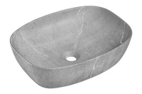 Umywalka nablatowa ceramiczna ANNA MH1 Mat Szara