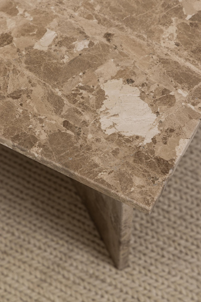 Actona Stolik Kawowy Vega Jasnobrązowy 140 cm