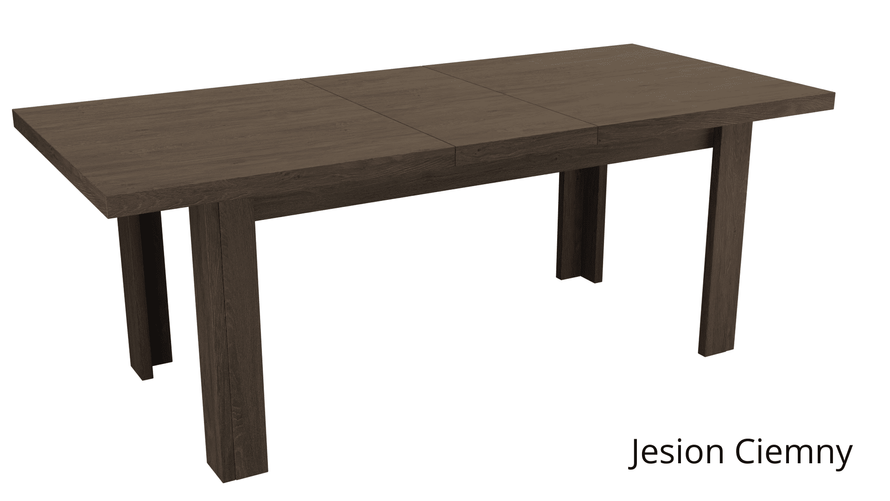 Duży Stół Rozkładany Do Jadalni Jesion Ciemny