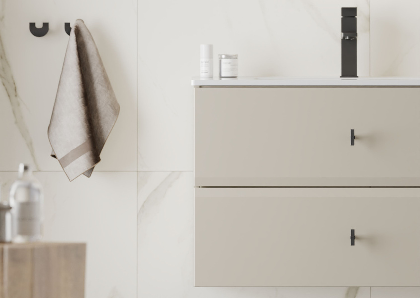 RAY-01 - Szafka pod Umywalkę 2S 80 cm Kaszmir mat