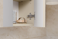 Szafka z Lustrem 60 cm 2D Bali Cashmere