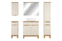 Zestaw Mebli Łazienkowych 80 cm z Umywalką Nablatową Bali Cashmere