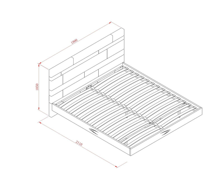 Rose Hill RH09 Łóżko tapicerowane 180cm