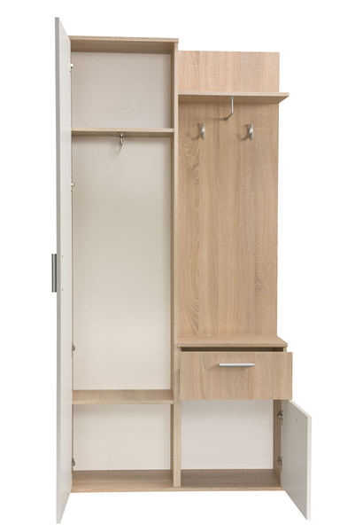 LUX - Garderoba 2D1S z Lustrem Dąb Sonoma