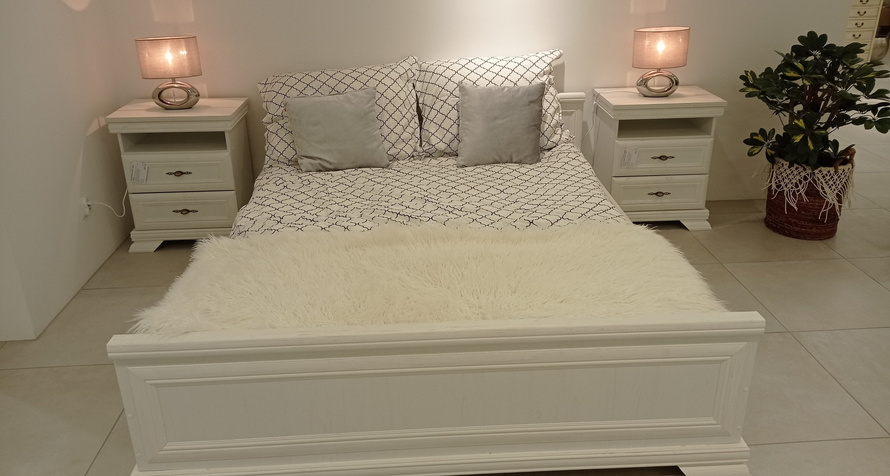 Kora Andersen KLS - Łóżko Ze Stelażem 160x200 Sosna Andersen