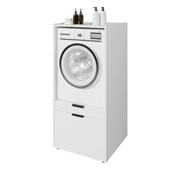 Andiamo - Zabudowa na Pralkę/Suszarkę 1S1P Biały Mat