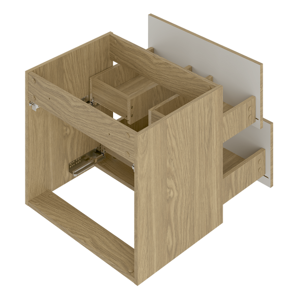 ETNA-02 Szafka Pod Umywalkę 2S 60 cm Dąb Olejowany