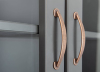 Kredens LUZERNA 5 drewniany szary