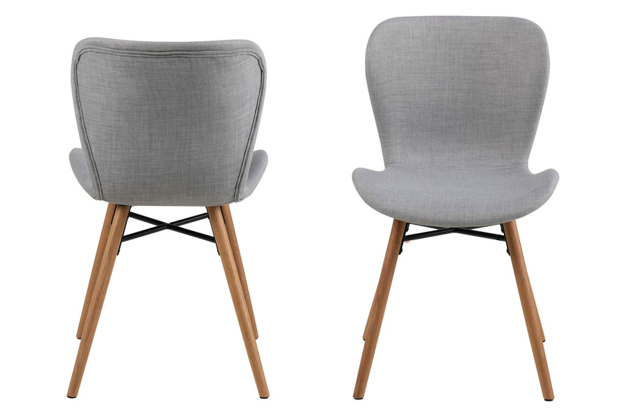 Batilda -A1 Krzesło Jasny szary