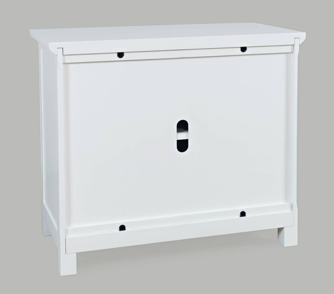 Biała komoda drewniana Avola AV2251-38