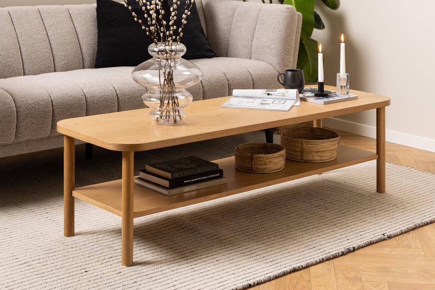 Actona Stolik Kawowy Prostokątny Banbury Dąb