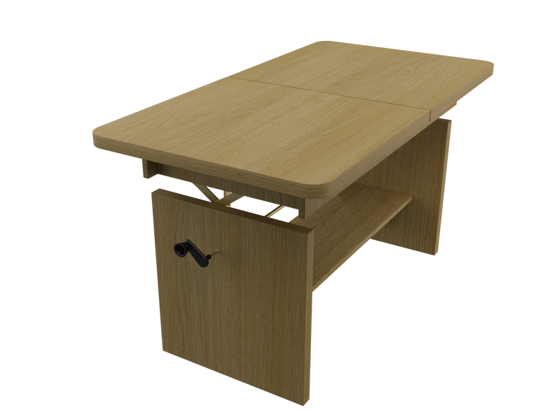 JANEK - Ławostół Ława Rozkładana Stolik Kawowy Hikora