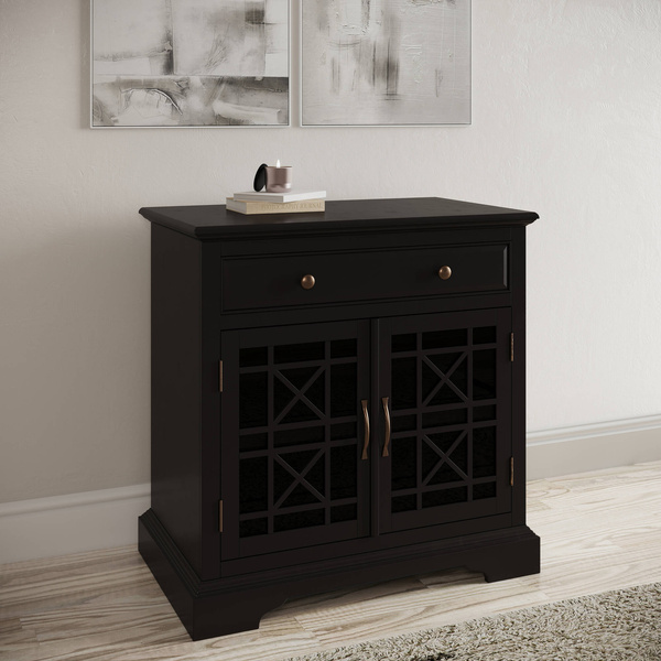 AV275-32 Komoda 2D/1S Avola Antique Black