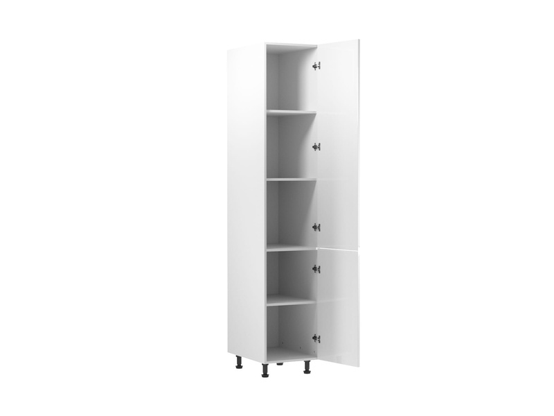 Szafka Kuchenna Dolna 2-drzwiowa Spiżarka Prawa D40SP-P Aspen White Biały Połysk