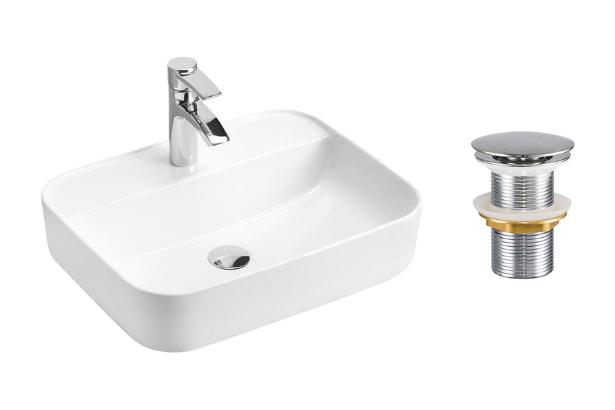 Korek do Umywalek Comad Chrom Srebrny